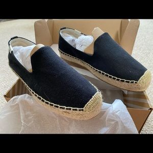 NEW  - Soludos Platform Smoking Slipper Black 7.5